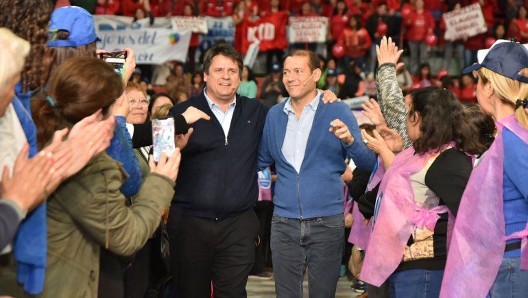 Gutiérrez y Gaido encabezaron un acto ante seis mil mujeres en el Ruca Che