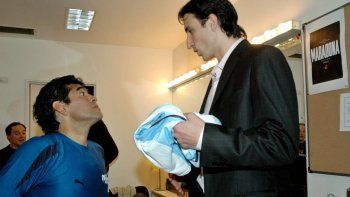 Diego y Manu tiempo atrás. Diego y Manu tiempo atrás.