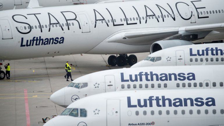 Aviones de Lufthansa
