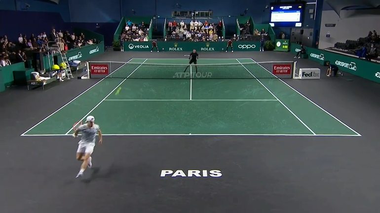 Schwartzman fue eliminado en París, pero marcó un punto fantástico: ¿El mejor del año?