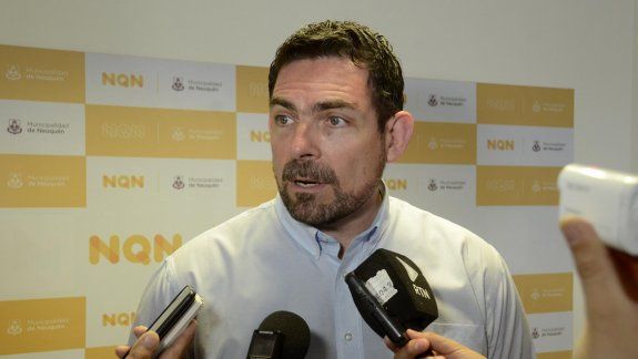 El director de Tránsito municipal, Facundo Churrarín.