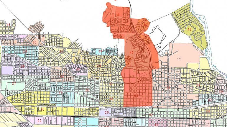 El mapa de los barrios que tienen problemas con el agua
