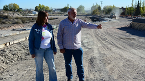La Municipalidad de Neuquén avanza con obras en Terrazas del Neuquén. | LM Neuquen La Municipalidad de Neuquén avanza con obras en Terrazas del Neuquén.