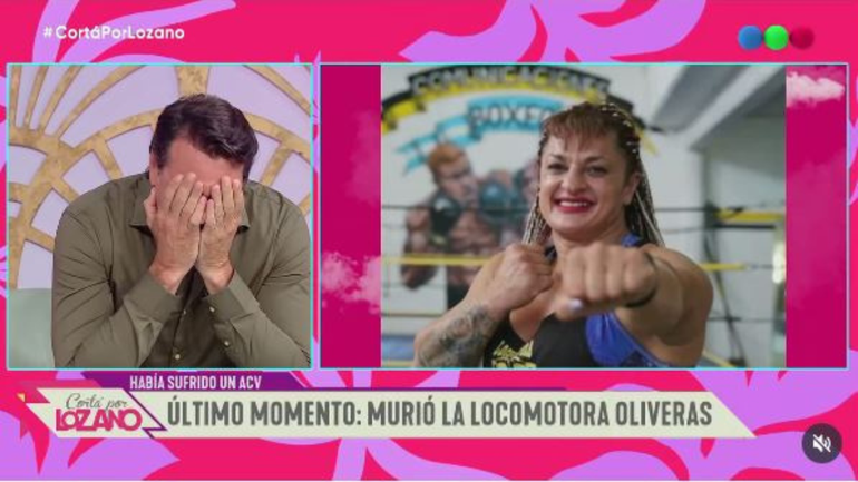 El llanto desconsolado de Hernán Drago al enterarse de la muerte de Locomotora Oliveras