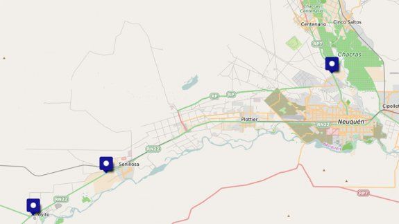 Mapa del conflicto: dónde serán los cortes de ruta de ATEN