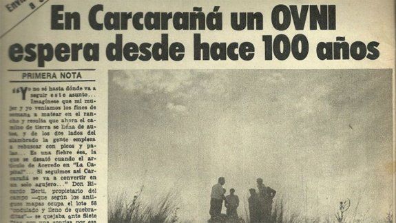 Un ovni y una momia alien: la historia del primer suceso extraterrestre del país