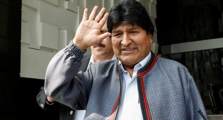 Evo Morales viajó a la Argentina en 2019