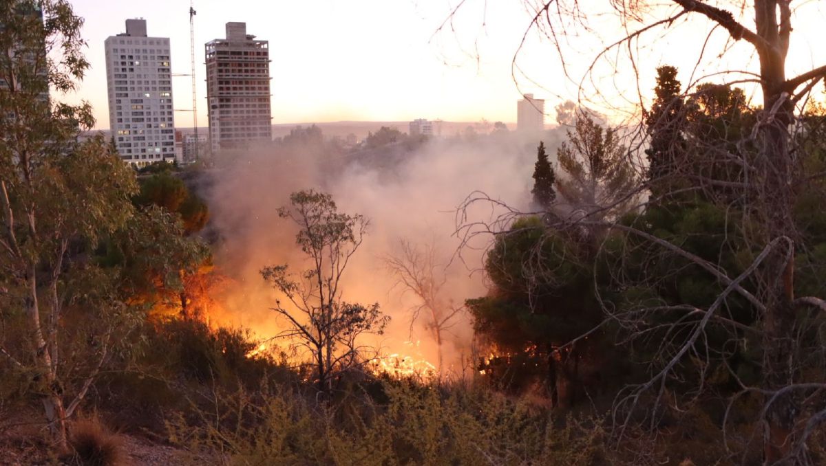 Relevaron los daños del incendio en Parque Norte