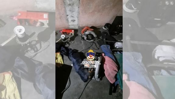 Robó herramientas de un galpón