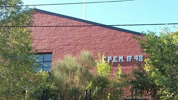Todo ocurrió durante el ingreso del turno tarde a clases.