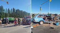que se sabe de los ninos heridos por el choque entre una trafic y un auto en ruta 22