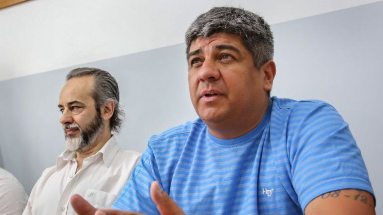 Pablo Moyano se mostró junto al titular de UTE-Ctera