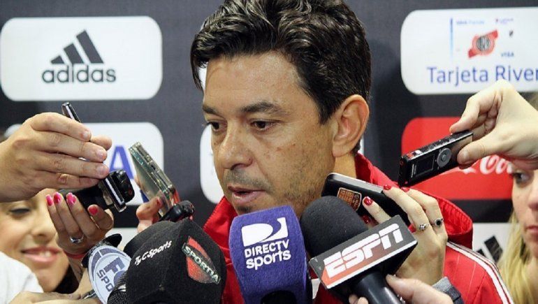 Marcelo Gallardo, entrenador técnico de River.