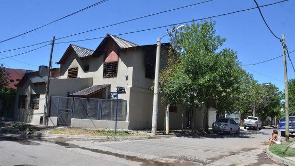 El incendio en una casa