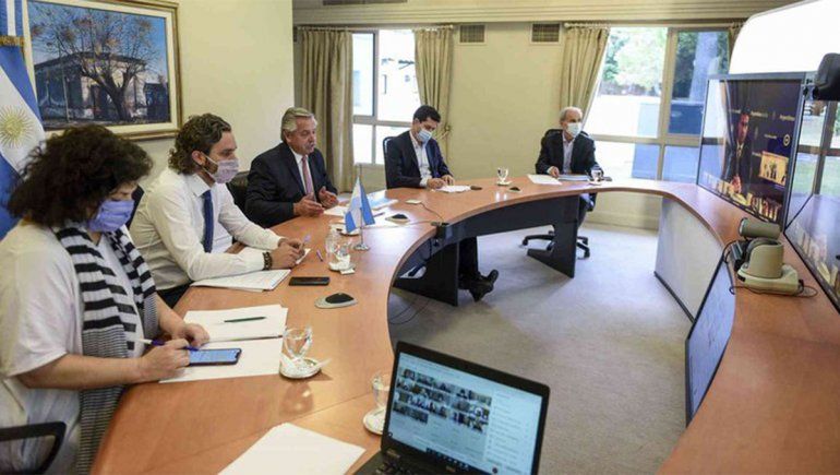 La reunión de Alberto Fernández con los gobernadores duró más de dos horas | Foto: @alferdezprensa