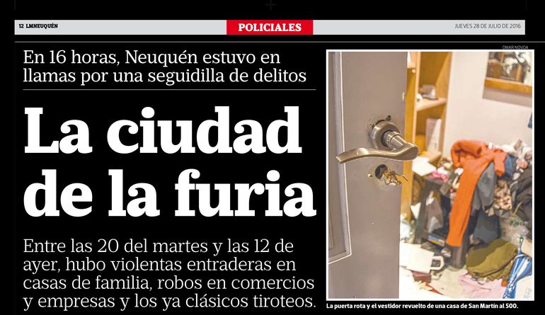 El día que la inseguridad se apoderó de la ciudad de Neuquén
