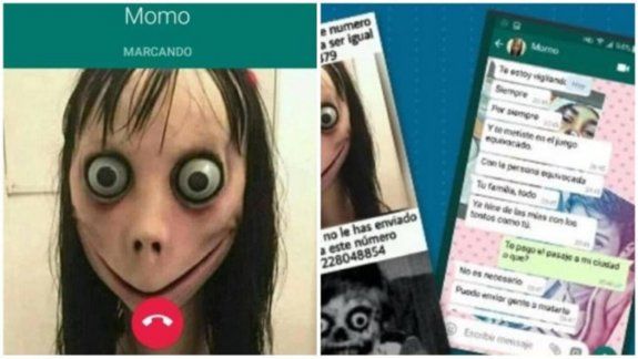 Denuncian que el juego del momo amenazó a una chica adolescente