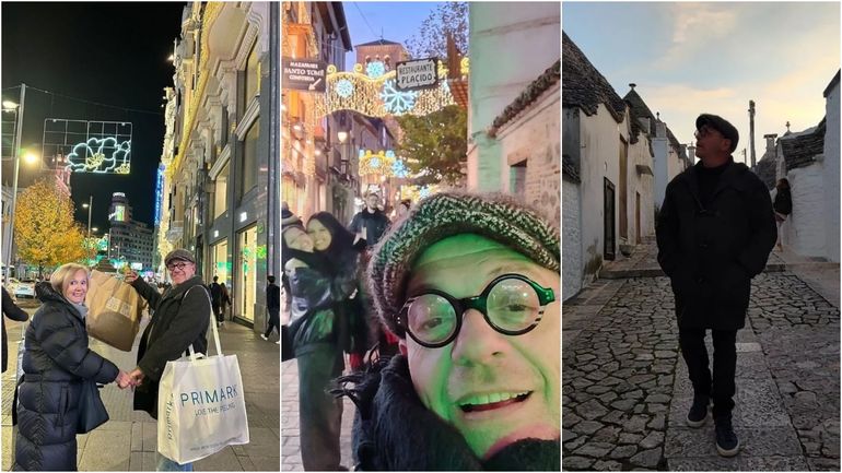 Las fotos navideñas de Denise Dumas y Campi Las fotos navideñas de Denise Dumas y Campi