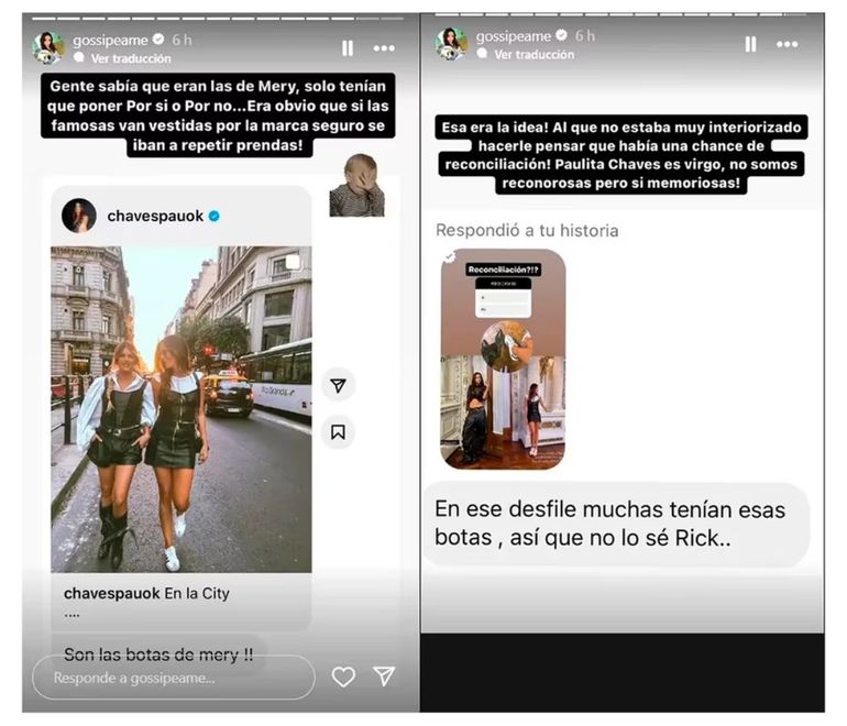 ¿Las pruebas de la reconciliación de Paula Chaves y Zaira Nara? ¿Las pruebas de la reconciliación de Paula Chaves y Zaira Nara?
