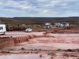 Varias rutas quedaron afectadas tras un temporal.