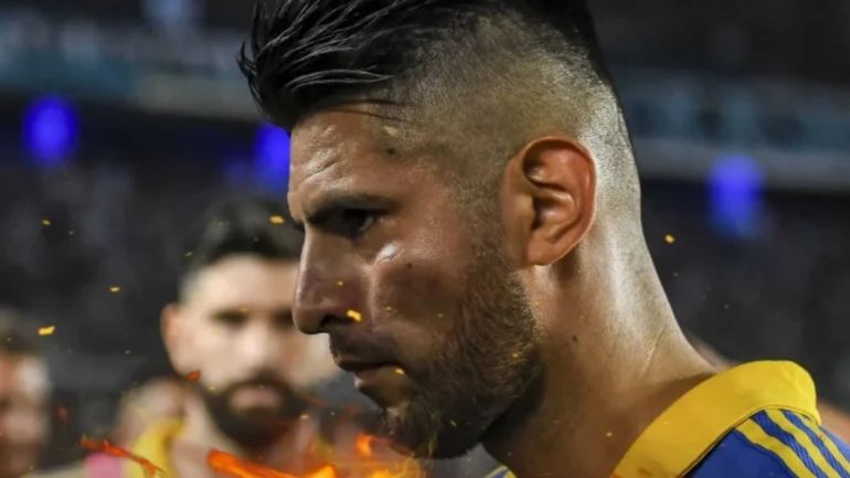 Así quedó Zambrano tras la pelea con Benedetto en Boca Juniors. Así quedó Zambrano tras la pelea con Benedetto en Boca Juniors.