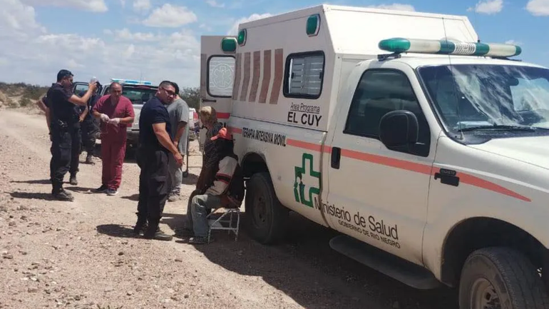 El hombre recibió asistencia médica en el lugar y continúa internado en el Hospital