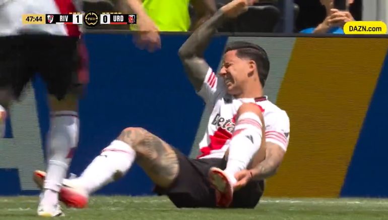 Me rompí todo: preocupación en River por la lesión de Driussi
