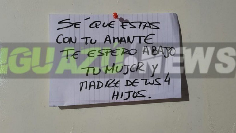 Siguió a su marido y estaba en un hotel con la sobrina