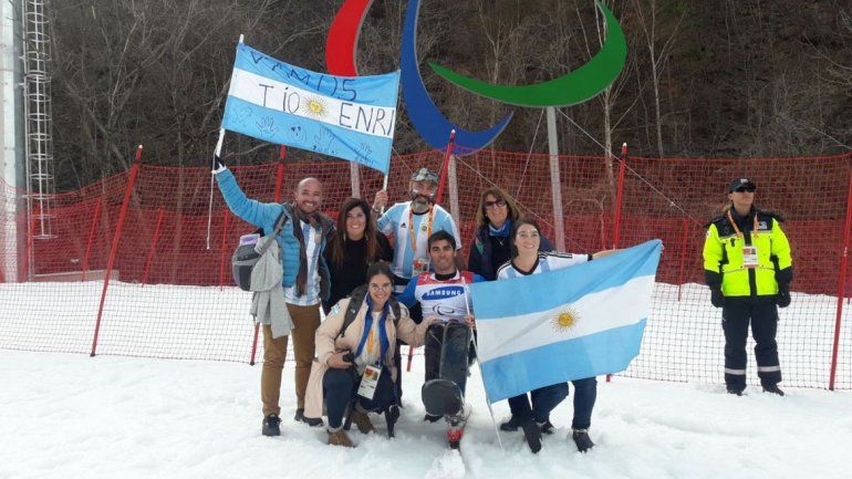 El neuquino Enrique Plantey volvió de los Juegos Paralímpicos de Corea