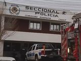 Incendio en la Comisaría Segunda de Comodoro Rivadavia.