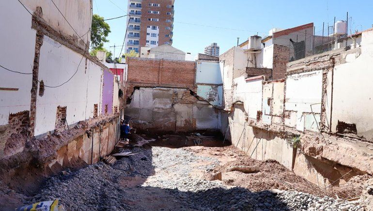 La demolición causói numerosos problemas a los vecinos colindantes / Foto