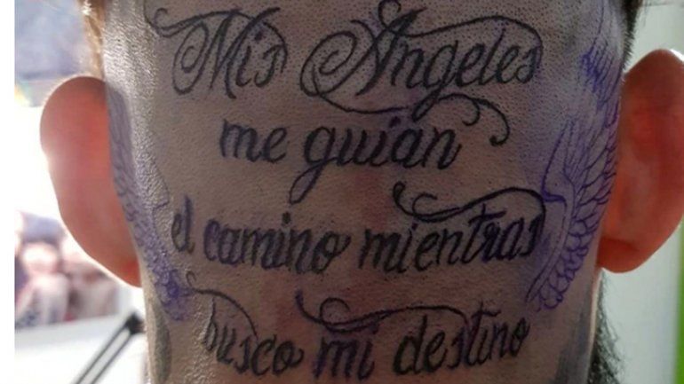 El cordobés compartió fotografías de su tattoo en Instagram.