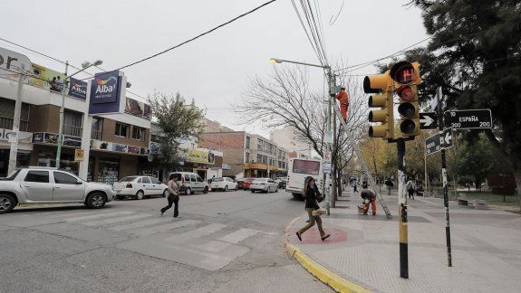 El cronómetro de Yrigoyen y España funciona desde el martes.