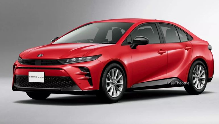 Así podría ser la decimotercera generación del próximo Toyota Corolla. Foto: @Theottle. Así podría ser la decimotercera generación del próximo Toyota Corolla. Foto: @Theottle.