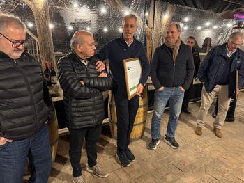 Marcelo Miras, Juan Garabito, Carlos Banacloy, Guillermo Barzi Canale y Norberto Ghirardelli.