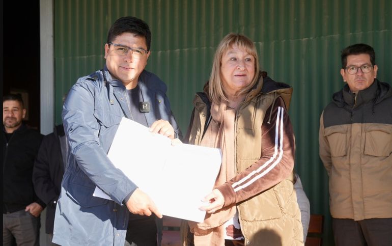 Claudio Vidal habló del proyecto para el tren de Santa Cruz, en Jaramillo. Claudio Vidal habló del proyecto para el tren de Santa Cruz, en Jaramillo.