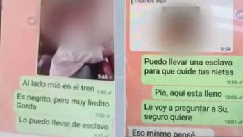 La madre de la víctima de racismo en Brasil sospecha que el argentino acusado pertenece a una red de trata de menores. La madre de la víctima de racismo en Brasil sospecha que el argentino acusado pertenece a una red de trata de menores.