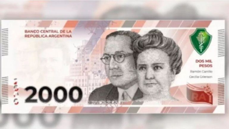 El Gobierno suspende la emisión de billetes de $2000