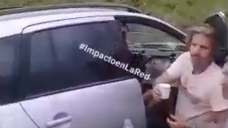 Video: Facundo Arana asistió a víctimas de un choque en Santa Fe