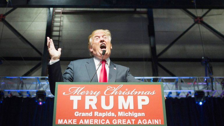 Donald Trump durante un acto de campaña.&nbsp;