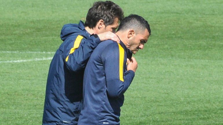 Tevez está molesto porque no le han salido las cosas