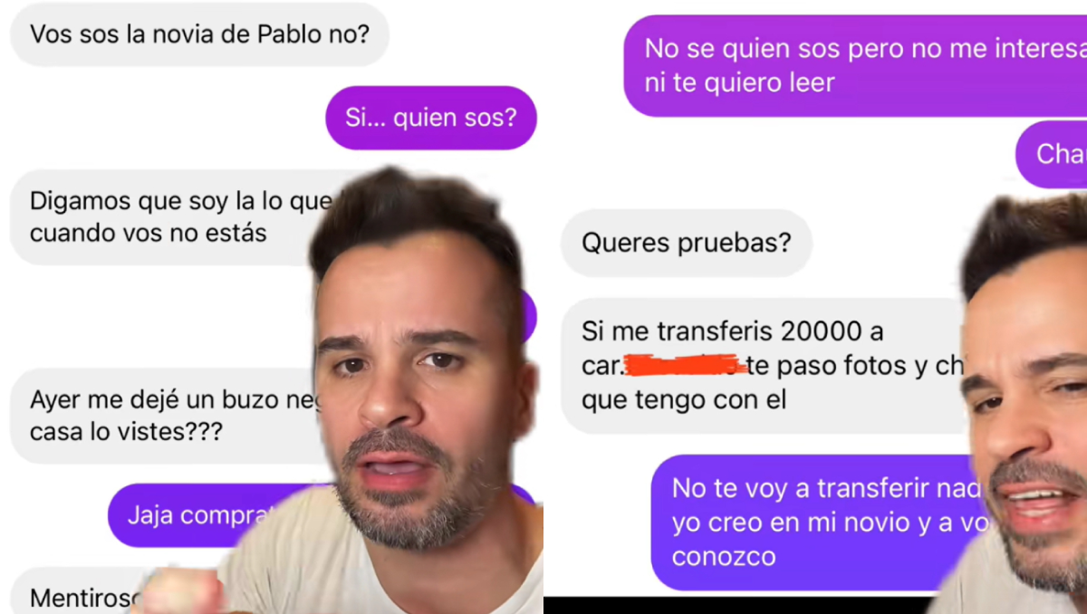 Le hizo pisar el palito a su novia y la conversación se hizo viral: Deberías confiar más en tu novio