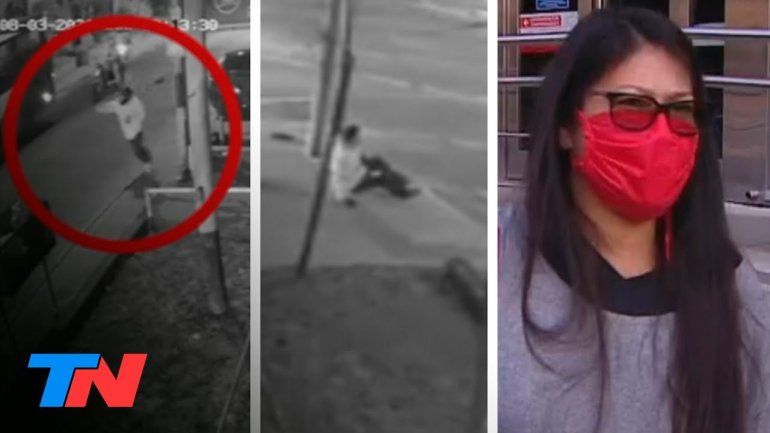 La esposa de la víctima habló tras el violento robo de los motochorros.