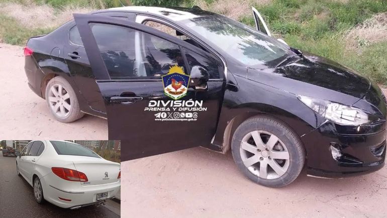 Robó un auto en Neuquén, escapó a Cutral Co y lo agarraron in fraganti mientras lo pintaba