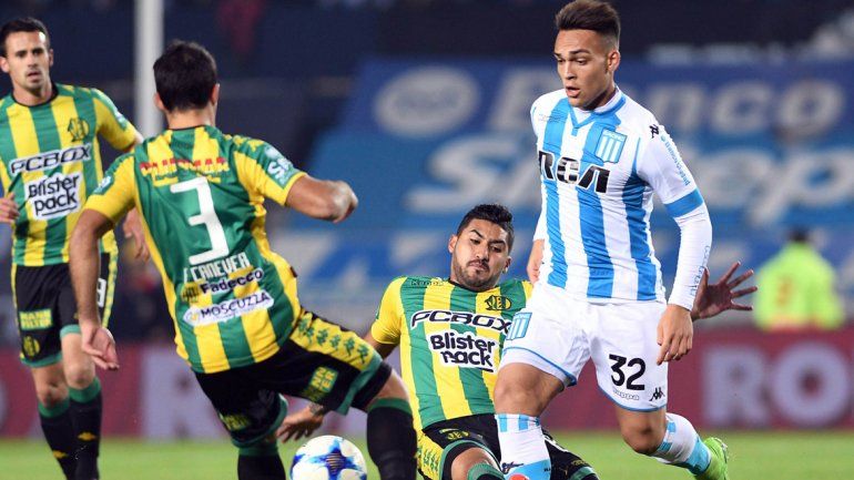 Lautaro Martínez volvió de la selección Sub-20 y marcó el gol del empate.