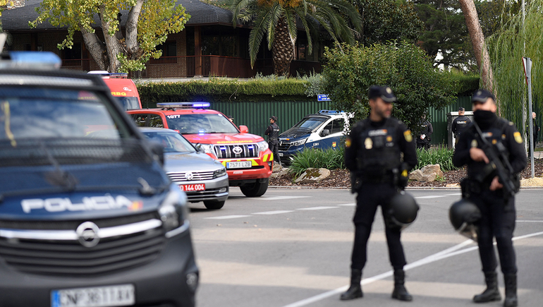 Una carta bomba en la embajada de Ucrania en Madrid dejó un herido