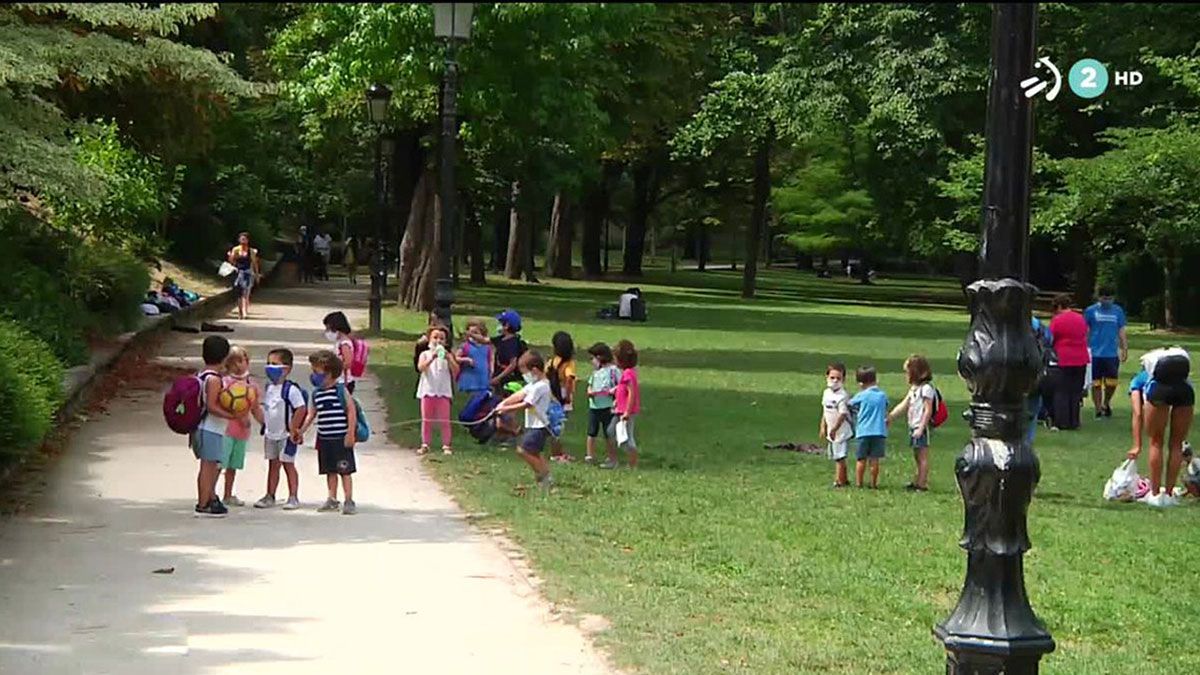 En EE.UU. proponen una vuelta a clases en un campamento