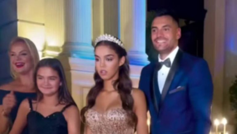 Las fotos inéditas del cumple de 15 de la hija de Chiquito Romero y Eliana Guercio