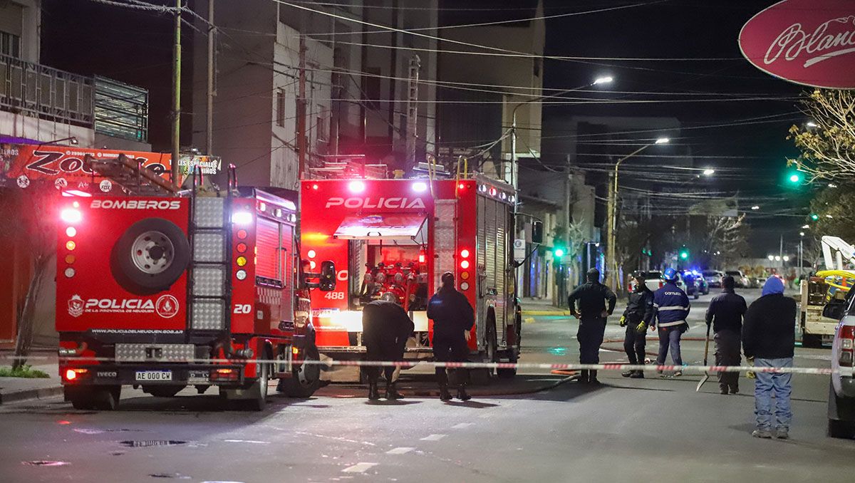 Se realizó un importante despliegue de Bomberos por una fuga de gas en el Bajo.