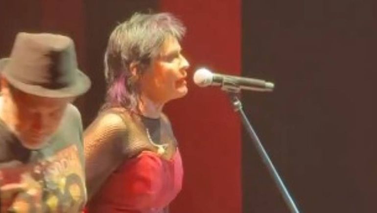El gesto que tuvo Fabiana Cantilo en su show tras el femicidio de Agostina Vega